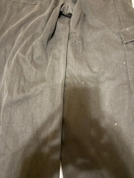 Halara Black Cargo Pants - Classic Wide Leg - Picture 4 of 5